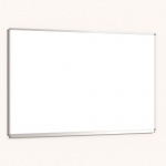 Whiteboard, 150x100 cm, mit durchgehender Ablage, Stahlemaille weiß, 